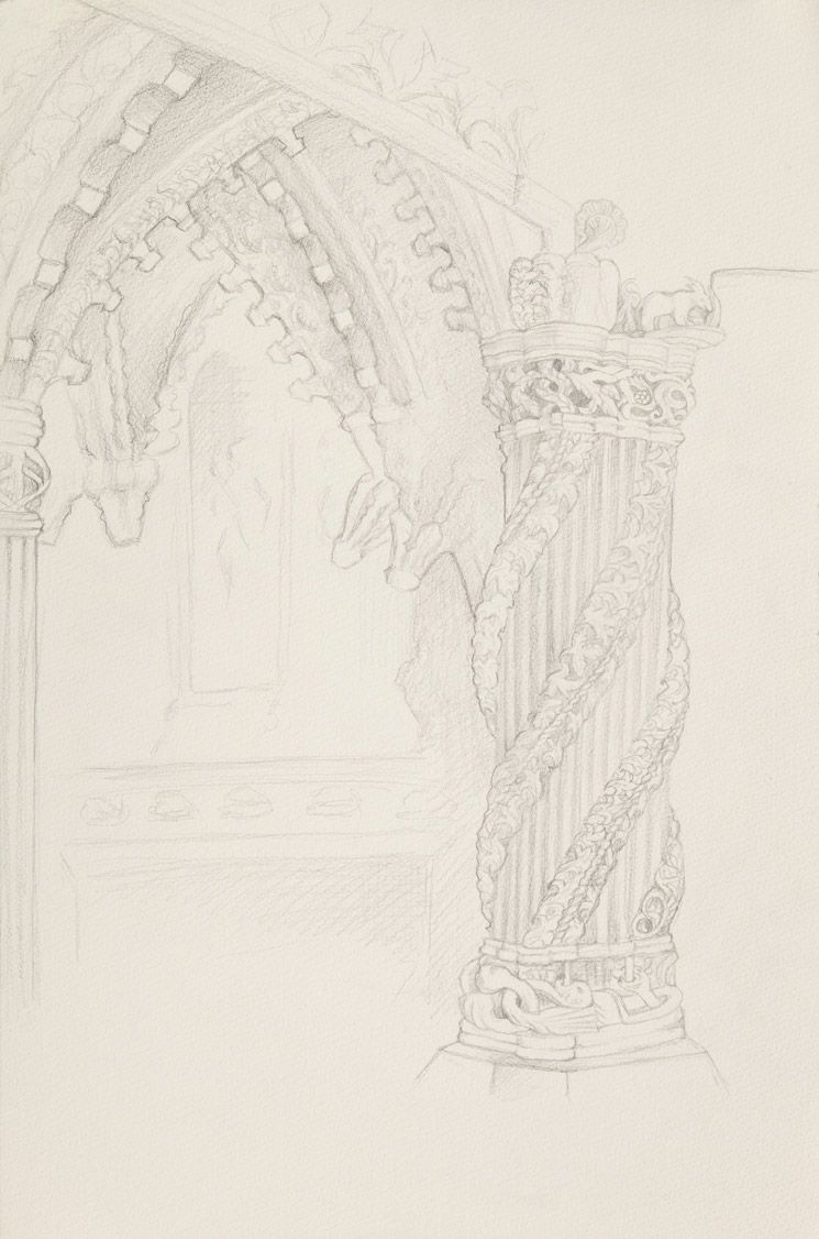 Apprentice Pillar, Roslin Church, 2013