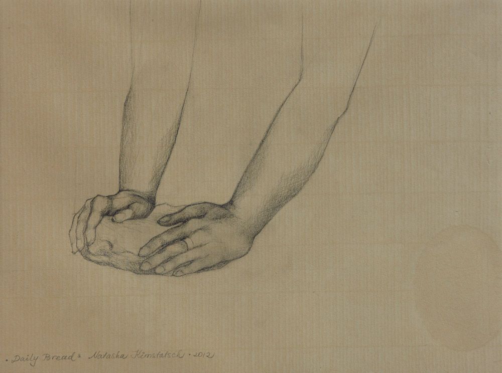 Hands study for Daily Bread, 2012