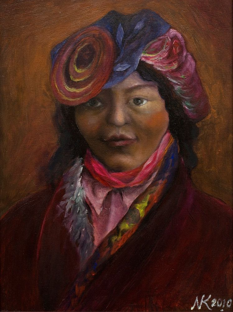 Tibetan woman, 2011